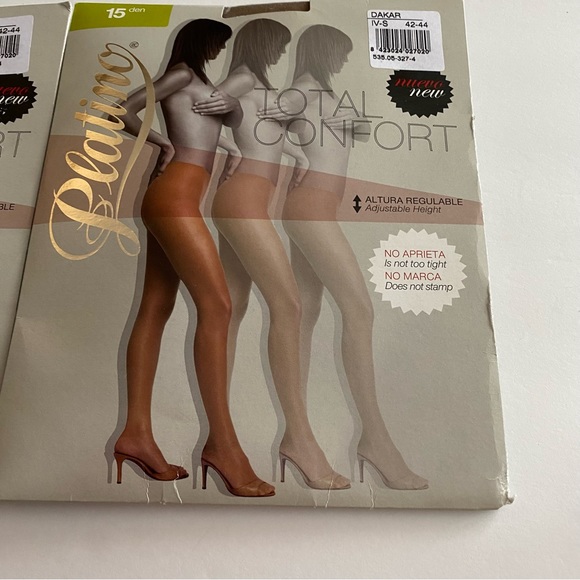 Platino total confort 15 den. Dakar 42-44. Lot of 2. 1 package has marks - Picture 5 of 6